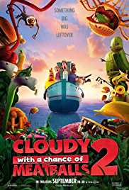 Cloudy With A Chance Of Meatballs 2 2013 Dual Audio Hindi 480p BluRay 300MB Filmy4Wap